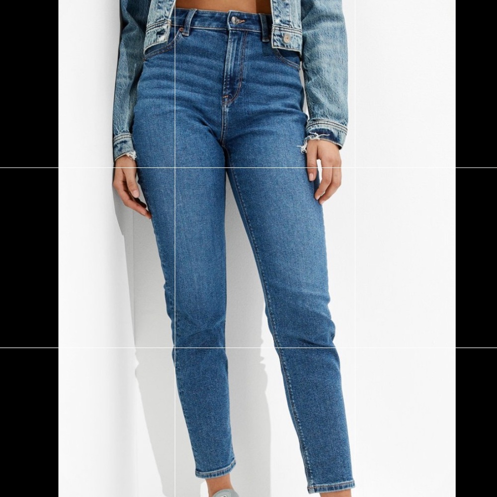 American eagle stretch mom jeans